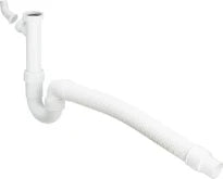 SIPHON TUBULAIRE VIEGA 6/4 X 40 blanc synthetique