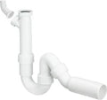Viega PP siphon tubulaire simple avec WMA 6/4 x 40 mm - blanc