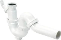 SIPHON TUBULAIRE VIEGA 6/4 X 50 blanc synthetique