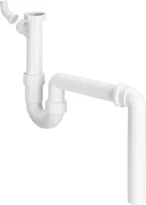 SIPHON TUBULAIRE VIEGA 6/4 X 50 blanc synthetique