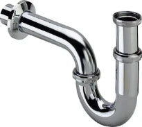 SIPHON TUBULAIRE VIEGA 6/4 chromé pour lavabo ou evier
