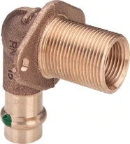 Viega Profipress passage de mur 90° MF 15 x 1/2-3/4 - 55 mm