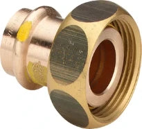 Viega Profipress Gas raccord union en 2 pieces avec ecrou libre joint conique FF 28 x 7/8 F