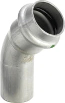 Viega Sanpress Inox coude coulissant 45° MF 18 x 18 mm