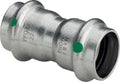 Viega Sanpress Inox manchon FF 15 x 15 mm