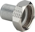 Viega Sanpress Inox raccord intern en 2 pieces avec ecrou libre MF 15 x 3/4 F