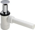 SIPHON BOUTEILLE VIEGA 5/4 blanc synthetique pour lavabo sans trop-pleine(detremmerie)