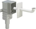 Viega PP siphon encastré pour lavabo 5/4 x 40/50 mm - blanc - in hauteur réglable - convient pour lavabo PMR