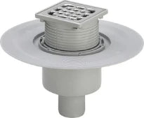SIPHON DE SOL VIEGA ADVANTIX 100 - 100 o avec grille rvs-verticale-a/cmabre de compensation