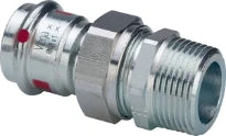 Viega Prestabo acier zingué raccord 3-pièces joint plat MF 22 x 3/4 M