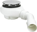 Viega Tempoplex siphon de douche 90 mm - chromé - inclusif set de finition - évacuation horizontale - hauteur de montage 80 mm