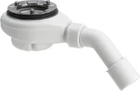 Viega Tempoplex siphon de douche 90 mm - nu - sans set de finition - évacuation horizontale - hauteur de montage 80 mm