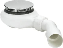 Viega Tempoplex siphon de douche 90 mm - chromé - inclusif set de finition - évacuation horizontale - hauteur de montage 60 mm