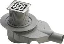 SIPHON DE SOL VIEGA ADVANTIX DN 50 gris synthetique
