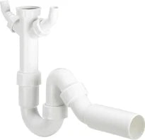 SIPHON TUBULAIRE VIEGA 6/4 X 50 blanc synthetique