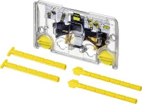 PLAQUE DE PROTECTION VIEGA gris jaune ral 7034 synthetique