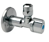 Arco A-80 robinet d'arret équerre à bille avec clapet anti-retour MF 1/2 x 10 mm - chromé - Belgaqua