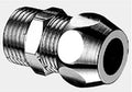 Schell bicône de transition droit MF 10 x 3/8 M - chromé