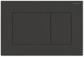 Geberit Sigma 20 (ex Sigma 30) plaque de commande - bouton noir mat et bord en noir brillant