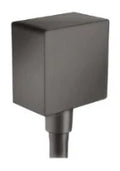 Hansgrohe coude de raccordement Fixfit 1/2 mural - Square noir chromé brossé