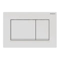 Geberit Sigma 20 (ex Sigma 30) plaque de commande - blanc mat - avec 2 touches