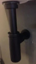 SIPHON POUR LAVABO PAFFONI 5/4 mat noir