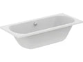 Procasa Como baignoire intégrée duo acrylique 1700 x 750 mm - blanc - vindange centrale - sans pieds