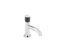 RVB Docks robinet eau froide - bec 96 mm - chrome avec pierre bleue
