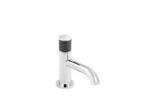 RVB Docks robinet eau froide - bec 96 mm - chrome avec pierre bleue