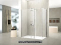 CLOISON FIXE NOVELLINI KUADRA 40 - 200 ! chromé transparent