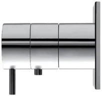 Procasa Finn set de finition pour mitigeur thermostatique de douche avec 1 sortie - chromé (nouveau)