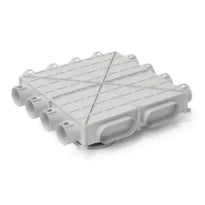 Begetube Profi-air boite de distribution modèle bas DN180 - 12 x 63 mm - toit plat
