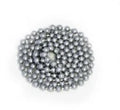 DBJ chaînette en perles 3,2 mm (rouleau 50m) - chromé - prix par mètre