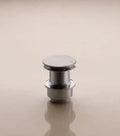 CREPINE VOLA inox brossé sans trop plein avec fonction push-up