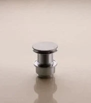 CREPINE VOLA inox brossé sans trop plein avec fonction push-up