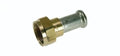 Henco P-serie laiton à sertir presse-étoupe avec joint plat FF 32 x 4/4 F