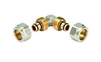 Henco laiton à visser coude 90° FF 26 x 26 mm