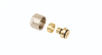 Henco laiton à visser raccord bicône EK3/4 x 18/2 alu - nickelé - prix par pièce