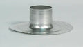 Ubbink Multivent plakplaat voor plat dak diam 131mm, hoogte 250mm aluminium