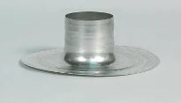 Ubbink Multivent plakplaat voor plat dak diam 131mm, hoogte 250mm aluminium