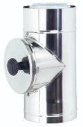 Ubbink Rolux concentrisch inspectiestuk diam 60/100mm PP120 (RGA)/inox (LTV)