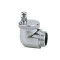 Caleffi 504 Aercal purgeur automatique équerre 1/2 - chromé