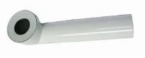 Nicoll coude de raccordement wc 90° FM 107 x 110 mm - modèle long 400 mm