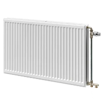 Stelrad Hygiene Galva radiateur H400xT10xB1400 - 602 Watt (EN442 75/65/20) - Ral 9016 Blanc signalisation