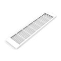 STELRAD Elite grille T22xL400 Ral 9016 - blanc signalisation