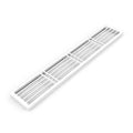 STELRAD Accord grille T21xL500 Ral 9016 - blanc signalisation