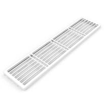 STELRAD Accord grille T22xL1800 Ral 9016 - blanc signalisation