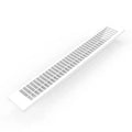 STELRAD Euro grille T11xL800 Ral 9016 - blanc signalisation