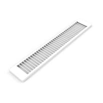 STELRAD Euro grille T21xL1800 Ral 9016 - blanc signalisation