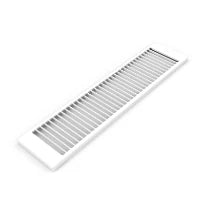 STELRAD Euro grille T22xL2600 Ral 9016 - blanc signalisation